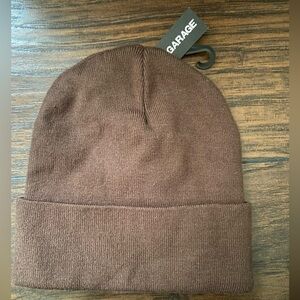 NWT Garage Brown Beanie